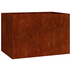 vidaXL &uuml;ltető rozsd&aacute;s 120x80x80 cm időj&aacute;r&aacute;s&aacute;ll&oacute; ac&eacute;lb&oacute;l
