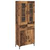 vidaXL Magasfi&uacute; 2 db &Ouml;reg fa 69,5 x 34 x 180 cm Szerelt Fa