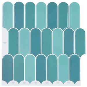 vidaXL Toll Csempe 50 db K&eacute;k 30 x 30 cm Poliuret&aacute;n &eacute;s PET