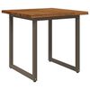 vidaXL &Eacute;lő &eacute;lű &eacute;tkezőasztal 80 x 80 x 75 cm T&ouml;m&ouml;r Ak&aacute;cfa