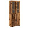 vidaXL Magasfi&uacute; 2 db R&eacute;gi fa 69,5 x 34 x 180 cm Szerelt Fa