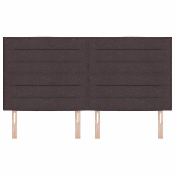 vidaXL Fejt&aacute;mla fejt&aacute;ml&aacute;val S&ouml;t&eacute;t Barna 180 cm Műbőr