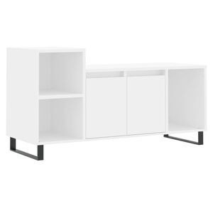 vidaXL feh&eacute;r szerelt fa TV-szekr&eacute;ny 100x35x55 cm