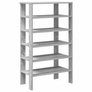 vidaXL sz&uuml;rke sonoma sz&iacute;nű szerelt fa cipőtart&oacute; 61x32x105 cm