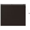vidaXL Zsaluzia S&ouml;t&eacute;t Barna 145 x 130 cm 35 mm Massz&iacute;v Paulownia fa