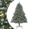 vidaXL Mű kar&aacute;csonyfa Z&ouml;ld 240 cm PVC &eacute;s Műanyag &eacute;s Ac&eacute;l