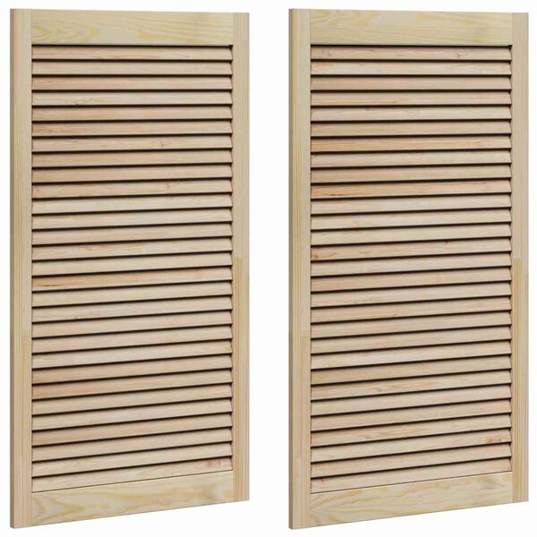 vidaXL Sz&eacute;fajt&oacute; 2 pcs Term&eacute;szetes 110 x 2,1 x 59,5 cm T&ouml;m&ouml;r fenyőfa