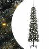 vidaXL Mű kar&aacute;csonyfa 300 LED-del Z&ouml;ld 180 cm PVC &eacute;s Műanyag &eacute;s Ac&eacute;l