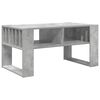 vidaXL Doh&aacute;nyz&oacute;asztal Beton Sz&uuml;rke 92 x 49,5 x 45 cm Faanyag