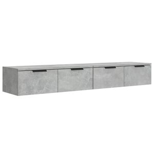 vidaXL 2 db betonsz&uuml;rke szerelt fa fali szekr&eacute;ny 68 x 30 x 20 cm