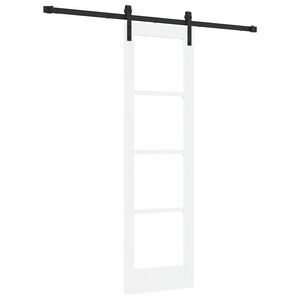 vidaXL Cs&uacute;sz&oacute; ajt&oacute; ORKDAL Feh&eacute;r &eacute;s fekete 61 x 198,5 cm