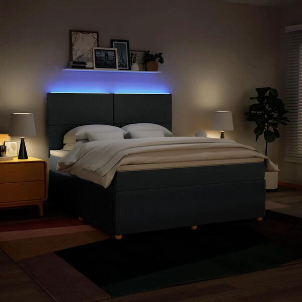 vidaXL k&eacute;k sz&ouml;vet rug&oacute;s &aacute;gy matraccal 180 x 200 cm