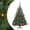 vidaXL Mű kar&aacute;csonyfa Z&ouml;ld 120 cm PE &eacute;s PVC