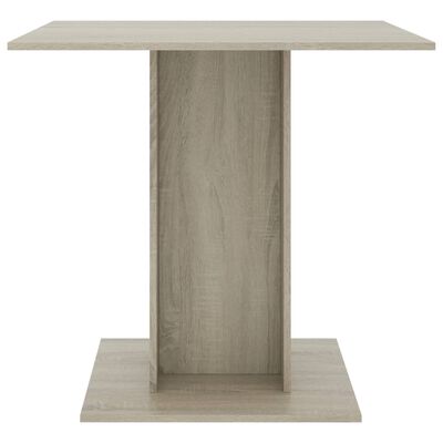 vidaXL sonoma-tölgy színű szerelt fa étkezőasztal 80 x 80 x 75 cm