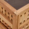vidaXL 2 db tömör diófa éjjeliszekrény 34 x 34 x 34 cm