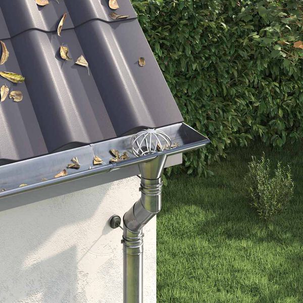 vidaXL Cseppentő Lev&eacute;lv&eacute;dő 2 pcs Ez&uuml;st 50 mm Rozsdamentes ac&eacute;l