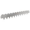 vidaXL Fűszeg&eacute;lyez&eacute;s 50 pcs 103 x 15 cm Ac&eacute;l Ez&uuml;st