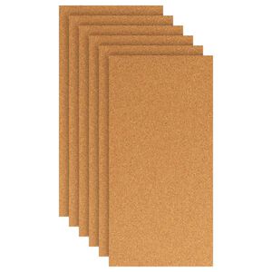 vidaXL Parafa lap 6 pcs Barna 100 x 50 cm Parafa