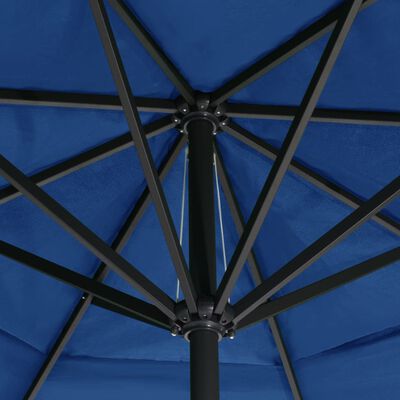 vidaXL azúrkék kültéri napernyő alumíniumrúddal 500 cm