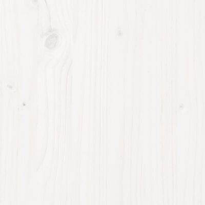vidaXL fehér tömör fenyőfa ágykeret 90x190 cm (3FT Single)