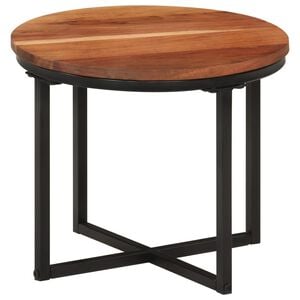 vidaXL t&ouml;m&ouml;r ak&aacute;cfa &eacute;s vas doh&aacute;nyz&oacute;asztal 35 x 35 x 30 cm
