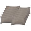 vidaXL P&aacute;rna huzat 12 db HOUTEN Vil&aacute;gossz&uuml;rke 40 x 80 cm Boucl&eacute;