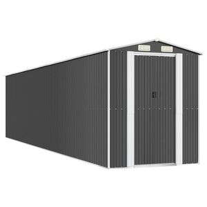 vidaXL antracitsz&uuml;rke horganyzott ac&eacute;l kerti f&eacute;szer 192 x 855 x 223 cm