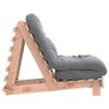 vidaXL tömör duglászfenyő futon kanapéágy matraccal 60 x 206 x 11 cm
