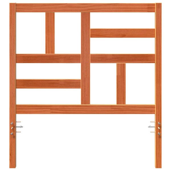 vidaXL Ágyszerkezet Fejtámla Faggyú barna 80,5 x 4 x 104 cm