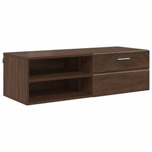 vidaXL F&aacute;b&oacute;l K&eacute;sz&uuml;lt Szekr&eacute;ny Barna T&ouml;lgy 100,5 x 39 x 30 cm Faanyag