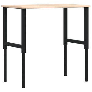 vidaXL t&ouml;m&ouml;r t&ouml;lgyfa n&eacute;gysz&ouml;g alak&uacute; munkapad 100 x 60 x (71,5-98) cm