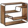 vidaXL T&aacute;lal&oacute;szekr&eacute;ny Antik Fa 98 x 37,5 x 75,5 cm Szerelt Fa
