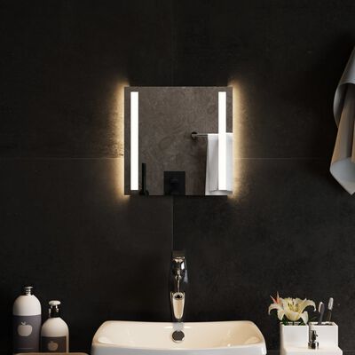 vidaXL LED-es fürdőszobatükör 30x30 cm