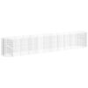 vidaXL horganyzott vas gabion magas&aacute;gy&aacute;s 600x100x100 cm