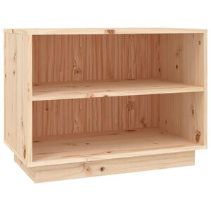 vidaXL t&ouml;m&ouml;r fenyőfa cipősszekr&eacute;ny 60 x 34 x 45 cm