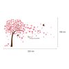 425868 WALPLUS Home Decoration Sticker Cherry Blossom 320x180cm Pink