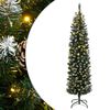 vidaXL v&eacute;kony műkar&aacute;csonyfa 300 LED-del 210 cm