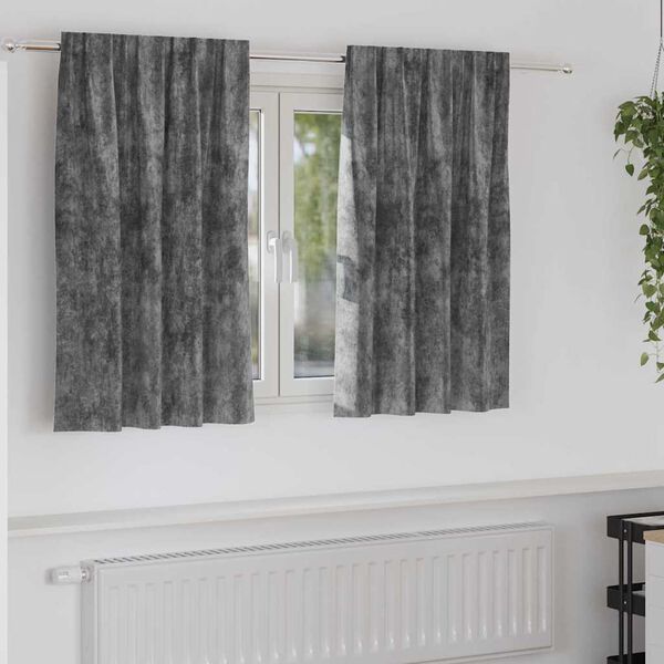 vidaXL B&aacute;rsonyf&uuml;gg&ouml;ny&ouml;k f&uuml;gg&ouml;ny&ouml;kkel 2 pcs Sz&uuml;rke 140 x 140 cm B&aacute;rsony