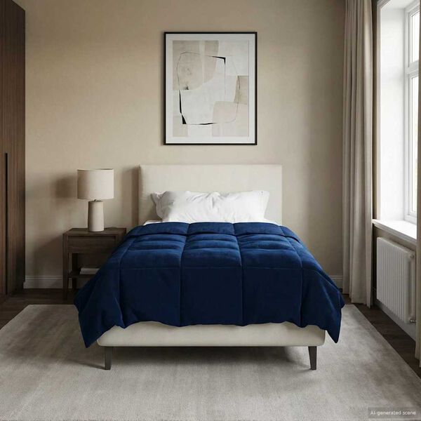 vidaXL Teljes &eacute;ves takar&oacute; S&ouml;v&eacute;nyes S&ouml;t&eacute;t k&eacute;k 155 x 220 cm Mikrosz&aacute;l