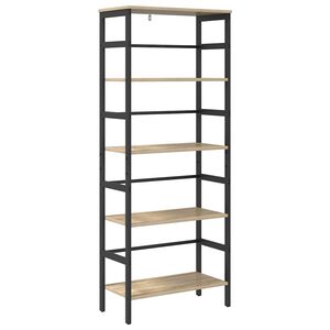 vidaXL K&ouml;nyvespolc 4 szintes 60 x 29,5 x 149 cm Szerelt Fa