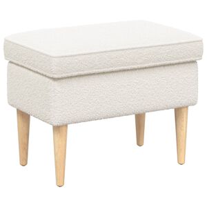 vidaXL L&aacute;bp&aacute;rna Kr&eacute;msz&iacute;nű 55 x 35 x 41 cm Boucl&eacute;