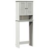 vidaXL WC Szekr&eacute;ny VIGO Feh&eacute;r &eacute;s Antik Feh&eacute;r 60 x 27 x 161 cm