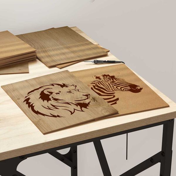 vidaXL Dekor Panelek 50 pcs Artisan t&ouml;lgy 21 x 30 x 0,27 cm Faanyag