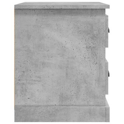 vidaXL betonszürke szerelt fa éjjeliszekrény 39 x 39 x 47,5 cm