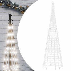 vidaXL hideg feh&eacute;r LED kar&aacute;csonyfa 3000 LED 800 cm