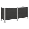 vidaXL Hullad&eacute;k Gyűjtő Ker&iacute;t&eacute;s Sz&uuml;rke 237 x 85 x 115 cm