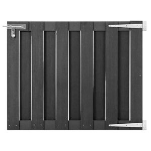 vidaXL sz&uuml;rke WPC kertkapu 100 x 80 cm