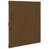 vidaXL m&eacute;zbarna t&ouml;m&ouml;r fenyőfa fali fejt&aacute;mla 95,5x3x110 cm