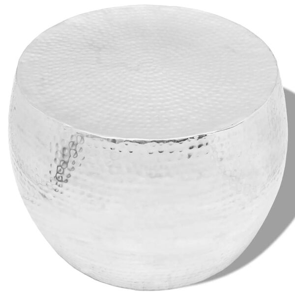 vidaXL Ez&uuml;st kerek alum&iacute;nium doh&aacute;nyz&oacute;asztal