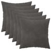 vidaXL P&aacute;rna huzat 6 pcs HEERLEN S&ouml;t&eacute;tsz&uuml;rke 40 x 40 cm B&aacute;rsony